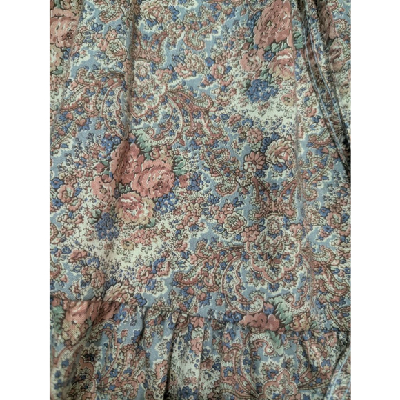 Rae Hepburn Vintage Arabesque 2 Piece Floral Dress Set Cottage Prairie 70s - Picture 5 of 10